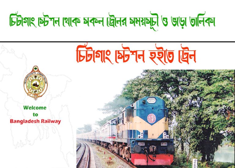 Chittagong To Bhairab Bazar Train Schedule With Ticket Price